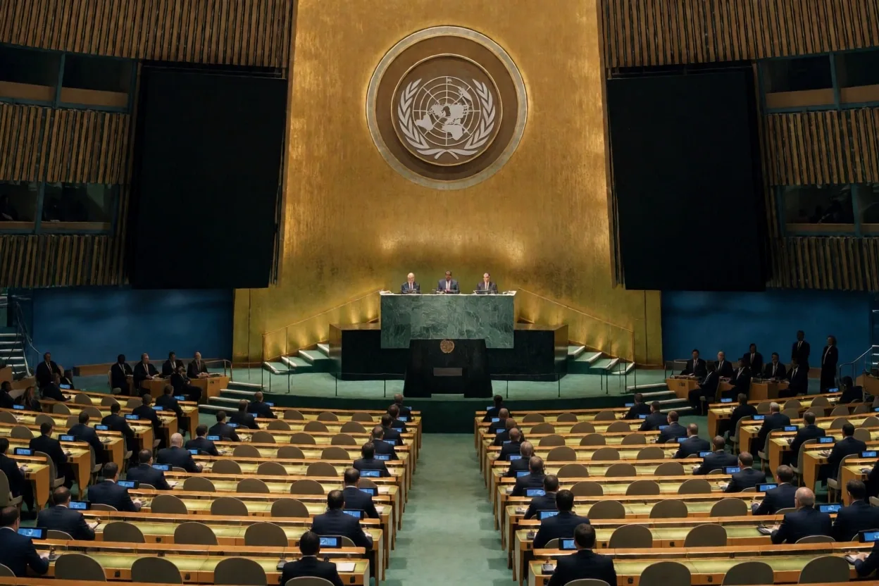 Asamblea General de la ONU en sesión